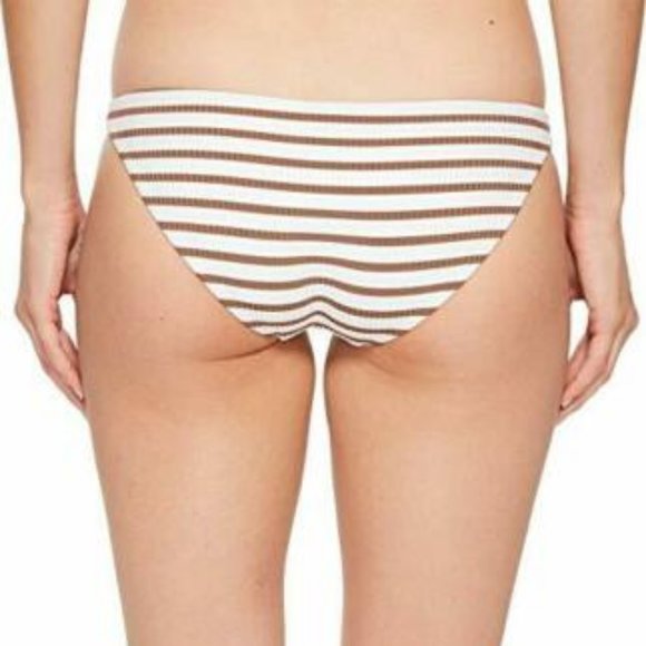 Vitamin A Swimwear Tulum Bottom in Marin Stripe L - Picture 3 of 10
